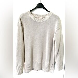 NWOT Philosophy Off White Crew Sweater